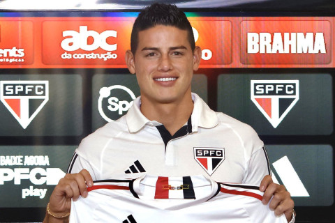 JAMES RODRIGUEZ É APRESENTADO PELO SÃO PAULO